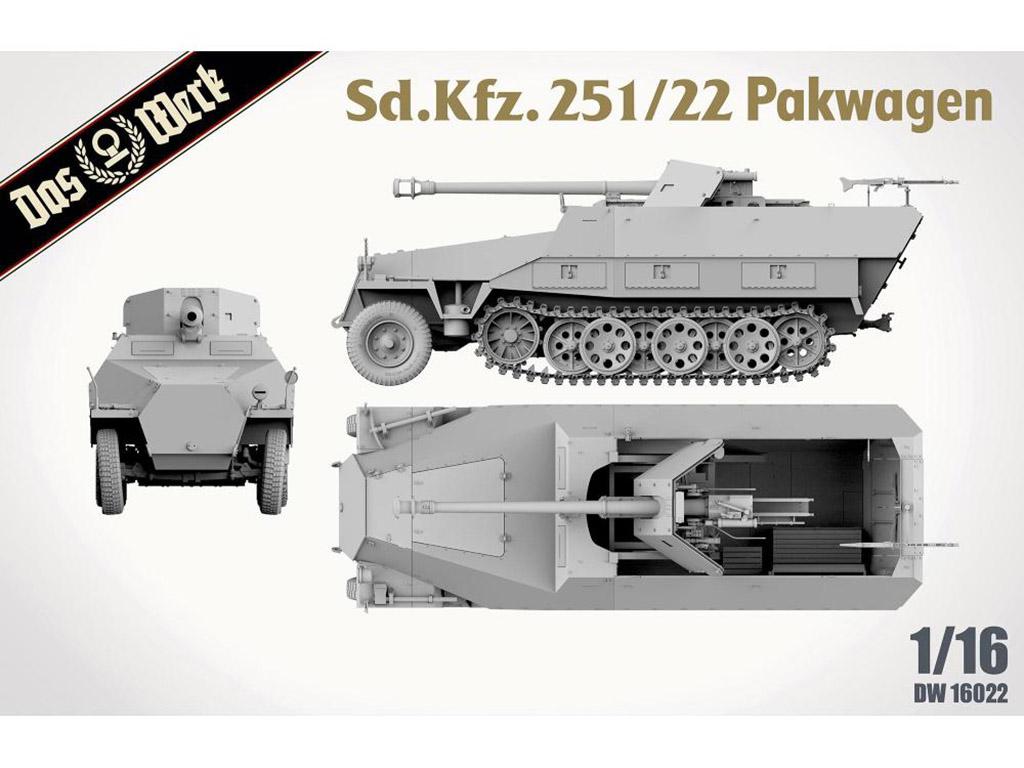 Sd.Kfz.251/22 Ausf.D Pakwagen (Vista 4)