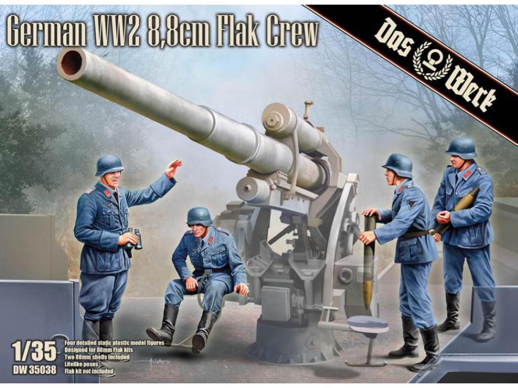 German WW2 8.8 cm Flak Crew (Vista 1)