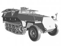 mtl.Pi.Pzwg. Sd.Kfz.251/7 (Vista 7)