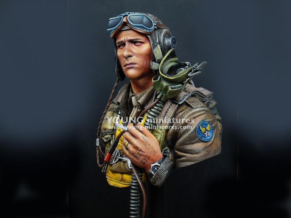 Piloto de caza USAAF 1944  (Vista 3)