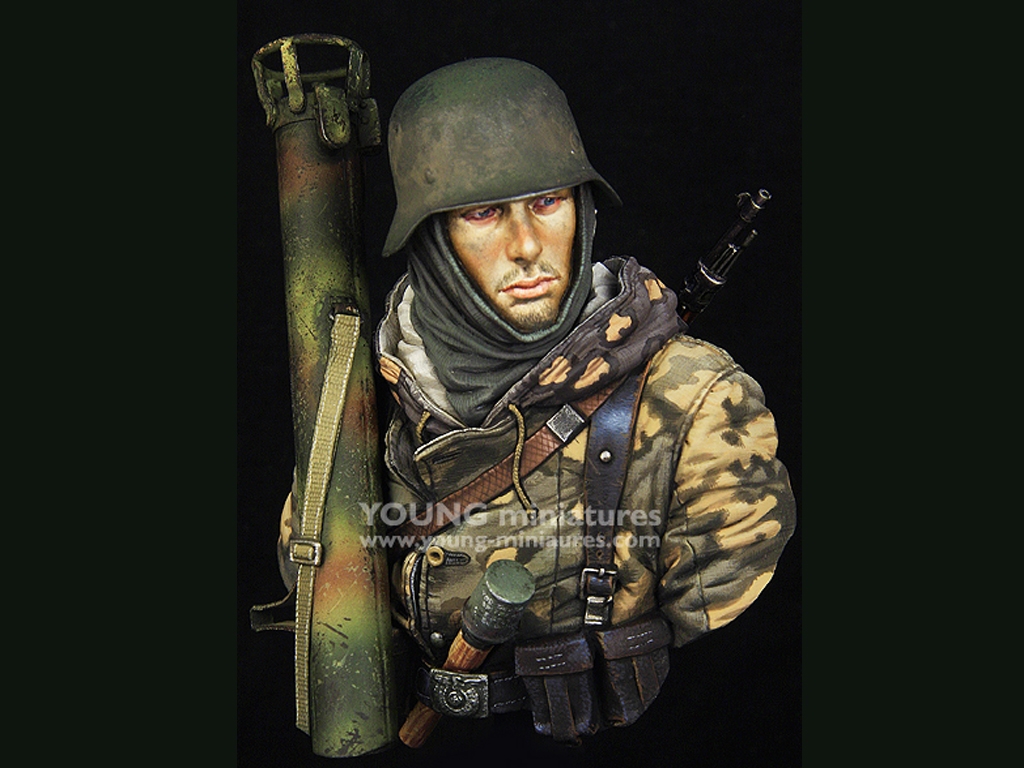 German Waffen SS with Panzerschreck  (Vista 1)