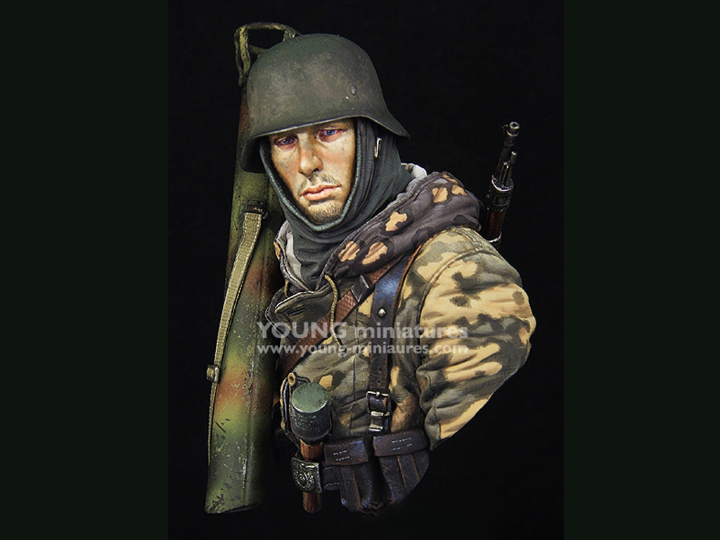 German Waffen SS with Panzerschreck  (Vista 2)