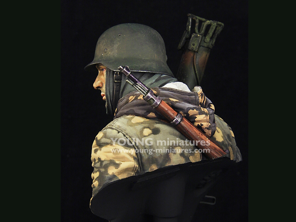 German Waffen SS with Panzerschreck  (Vista 4)