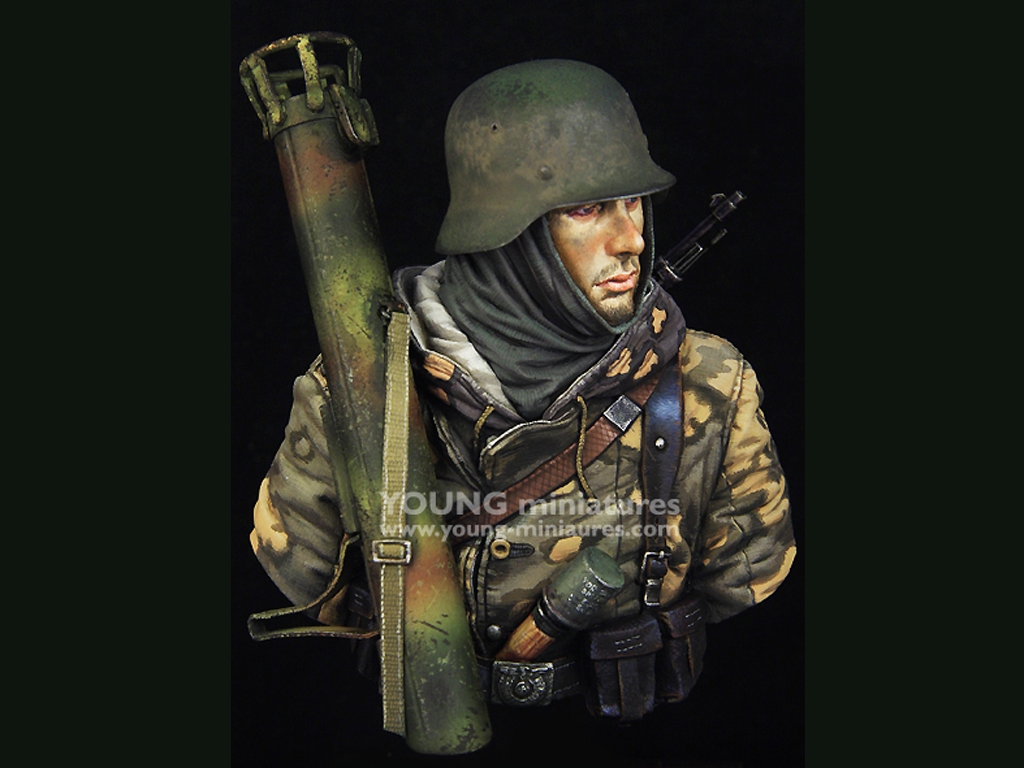 German Waffen SS with Panzerschreck  (Vista 8)