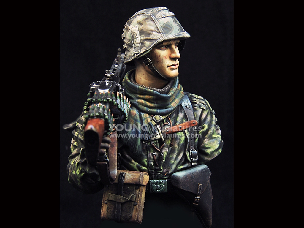 Waffen SS Young Machine Gunner 1944  (Vista 7)