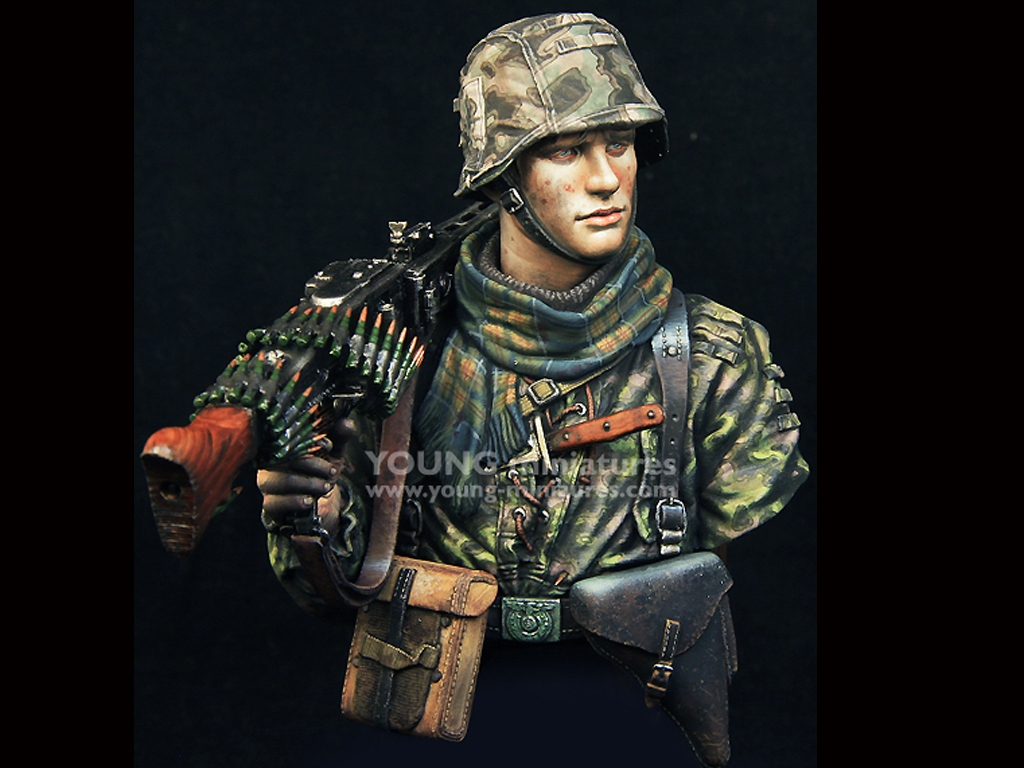 Waffen SS Young Machine Gunner 1944  (Vista 8)