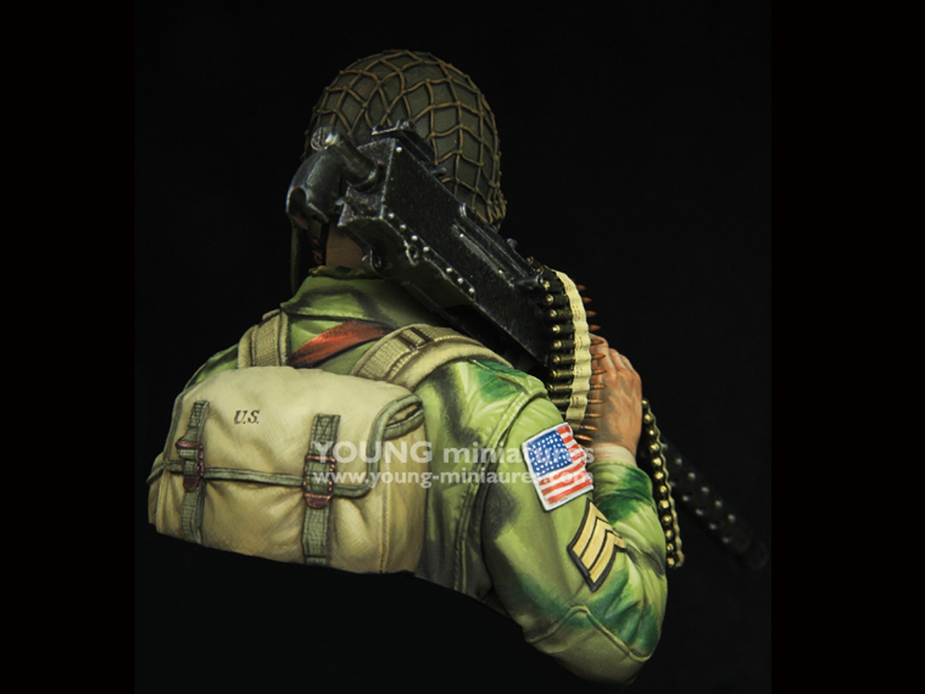 US Airborne con M1919  (Vista 6)