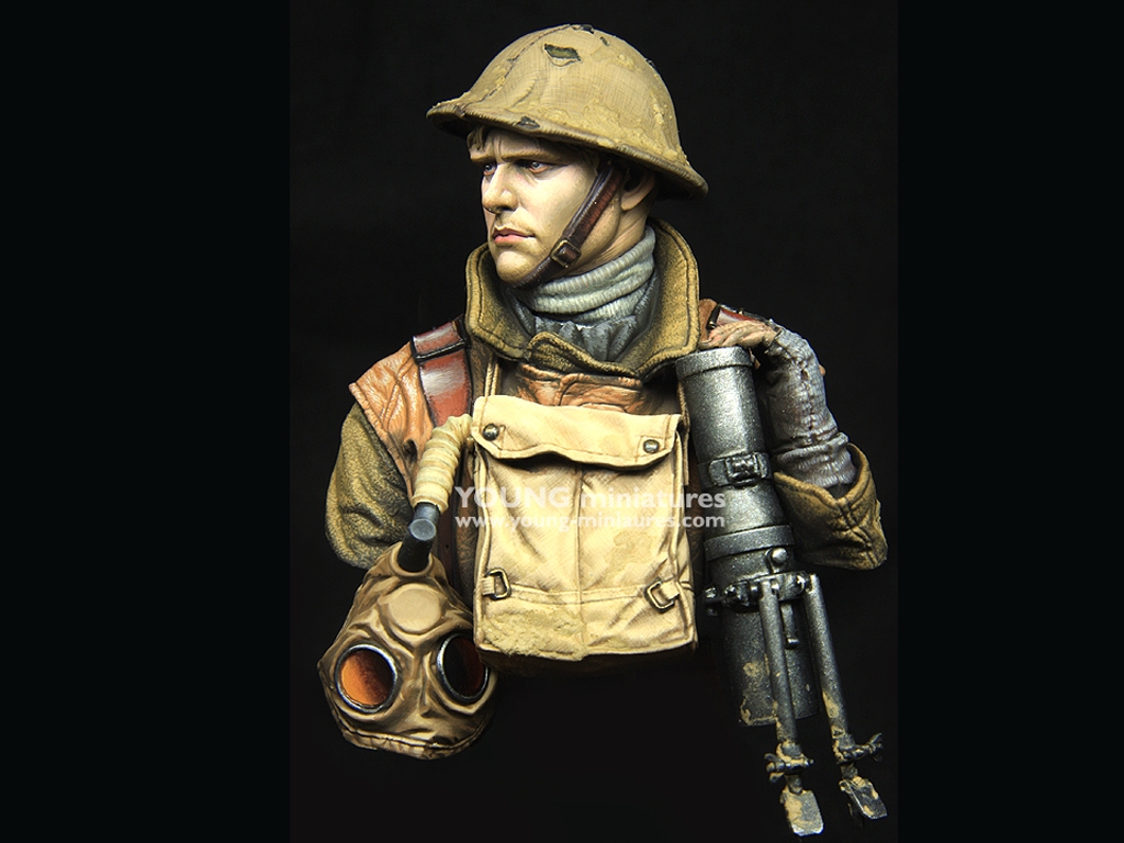 British LEWIS Gunner WWI  (Vista 2)