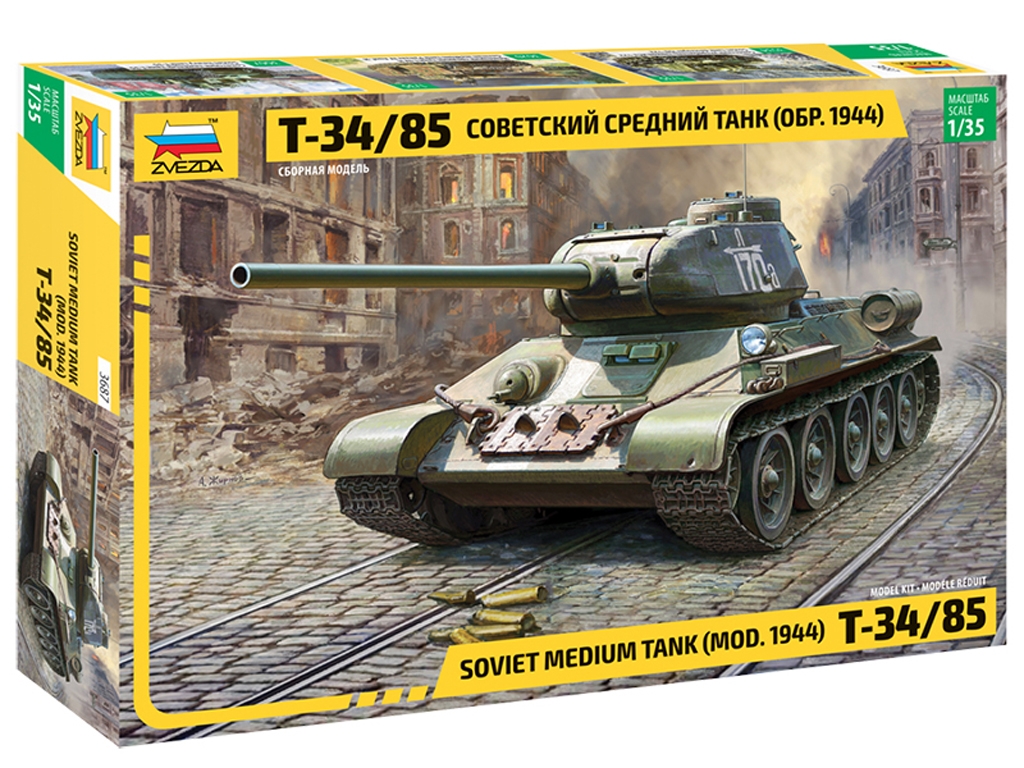 Tanque Ruso T-34/85 Mod 1944  (Vista 1)