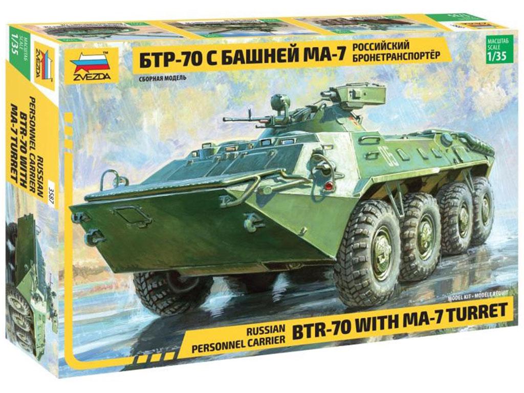 Russian Personnel Carrier BTR-70 with MA-7 Turret (Vista 1)