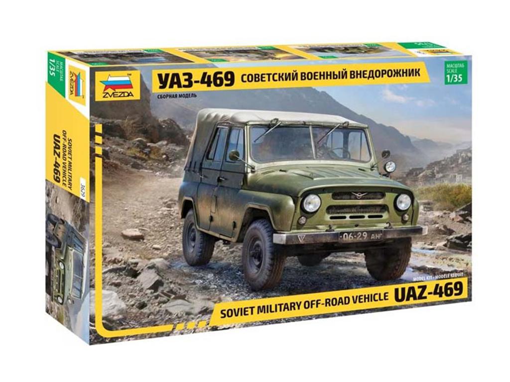UAZ 469 Soviet military Off-Road Vehicle (Vista 1)