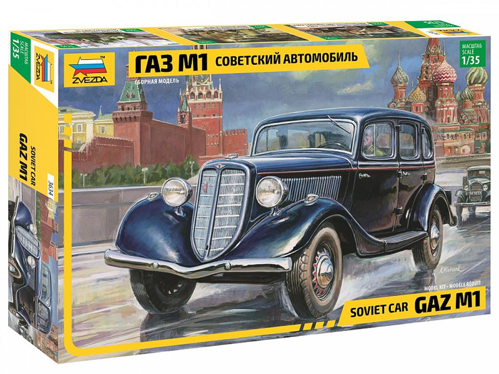 Automóvil ruso de mando GAZ M1 (Vista 1)