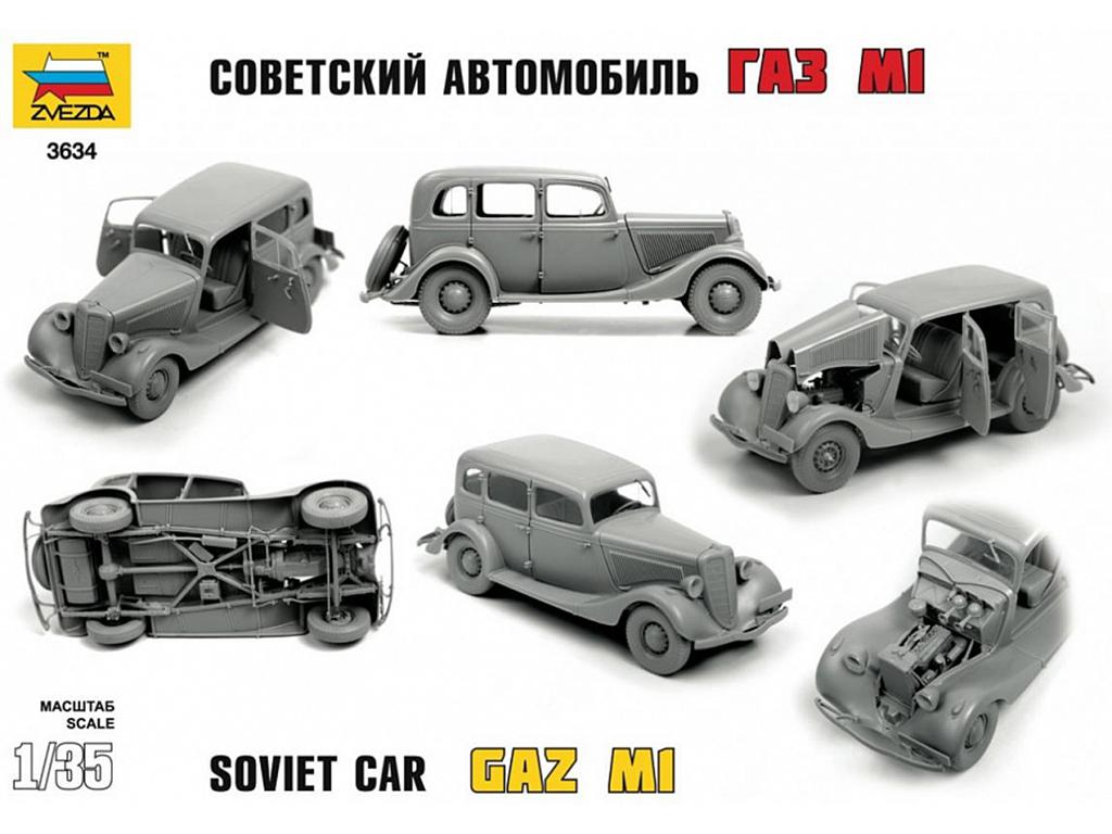 Automóvil ruso de mando GAZ M1 (Vista 2)