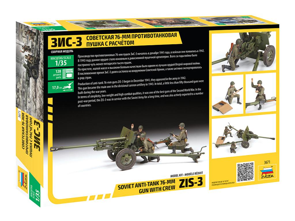 Soviet Anti-Tank 76mm ZIS-3 Gun with Crew (Vista 2)