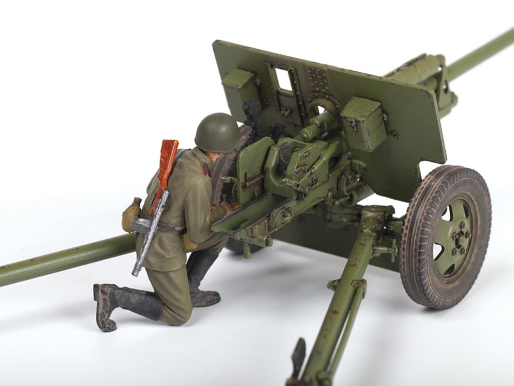 Soviet Anti-Tank 76mm ZIS-3 Gun with Crew (Vista 4)