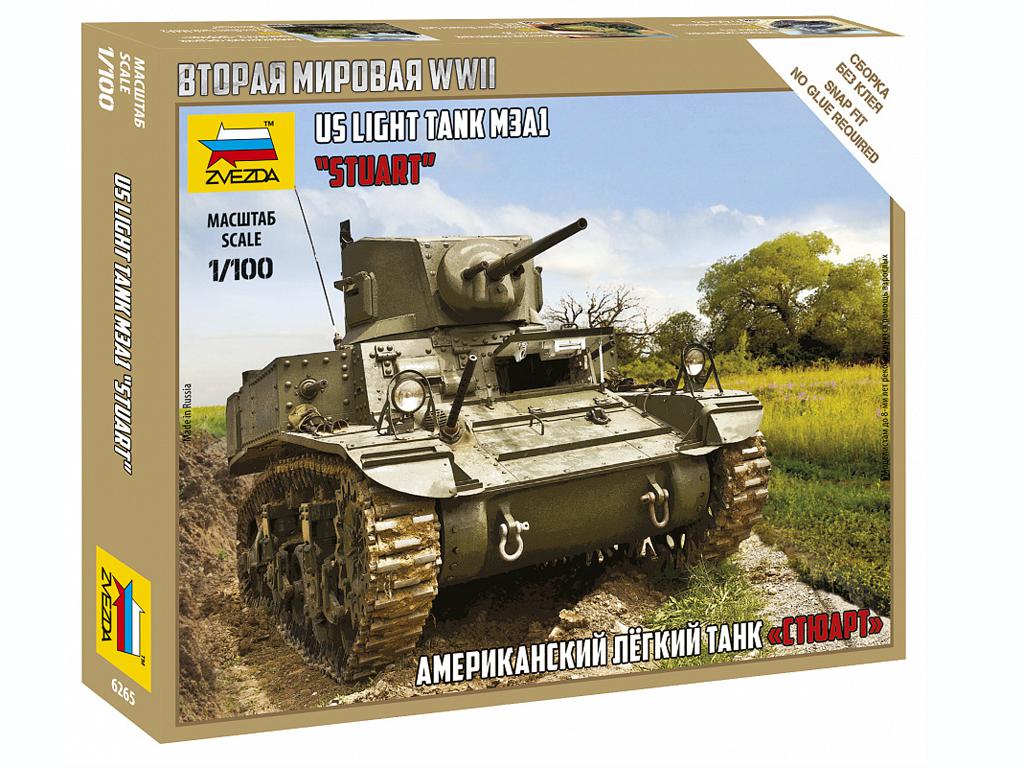 US Light Tank M3A1 Stuart (Vista 1)