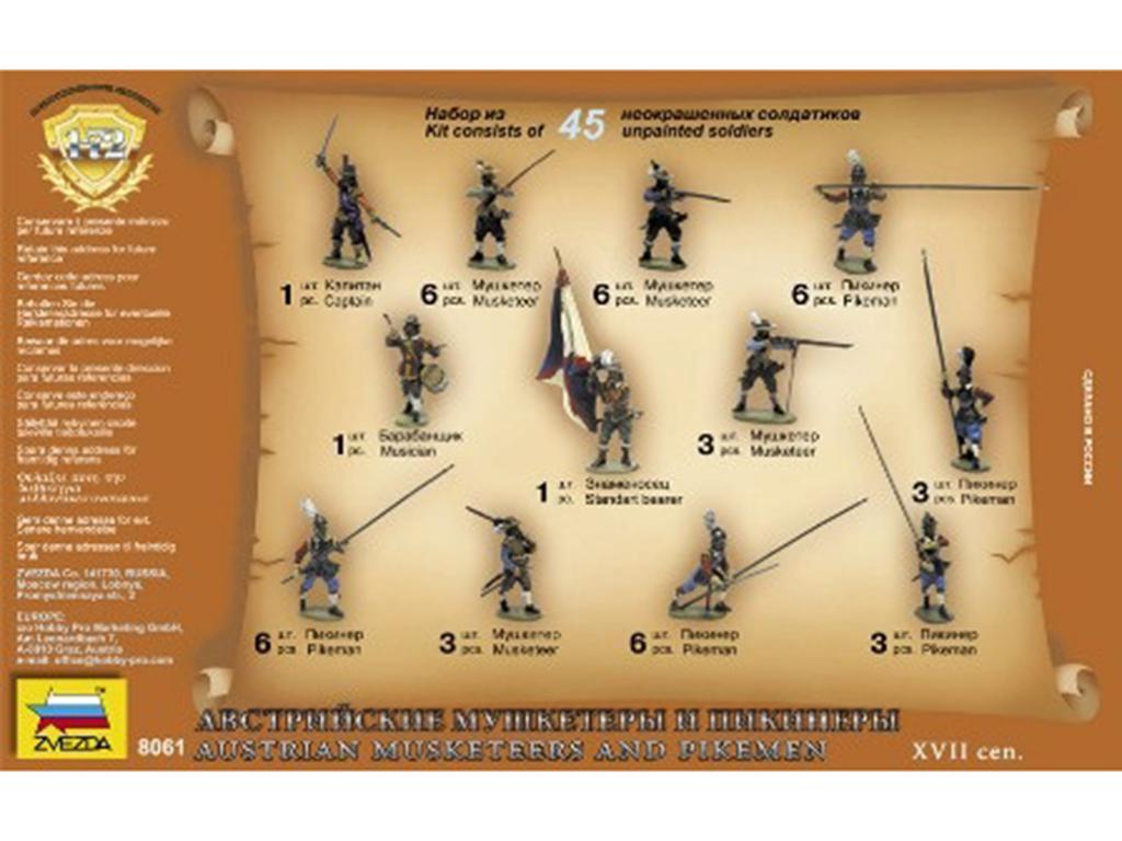Austrian Musketeers and Pikemen XVII bek (Vista 2)